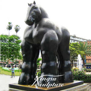 Sculpture de cheval, 33 cm, en laiton - Product Image 3