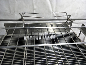 Ajustable Chipre leña kabob BBQ Chicken Grill auto <span class=keywords><strong>asador</strong></span> automático para la <span class=keywords><strong>venta</strong></span> - Product Image 4