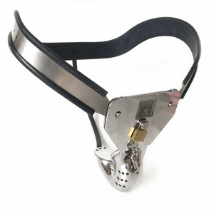 Cinturón de <span class=keywords><strong>castidad</strong></span> de acero inoxidable para hombre, Dispositivo de <span class=keywords><strong>Castidad</strong></span> masculino, jaula para pene - Product Image 3