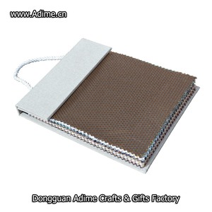 Tela de lino de fábrica, cubierta dura de color, libro de muestra - Product Image 3