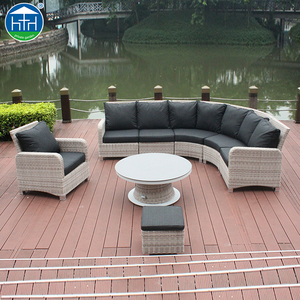 DW-SF315 Dernière Conception Étanche Extérieure Jardin Poly Rotin Canapé Meubles - Product Image 1