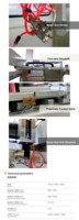 Professionnel cnc machine de pulvérisation de 5 axes de bureau usine