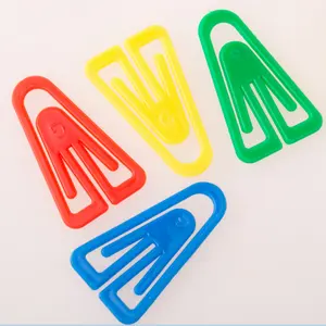 Tipos de clipes de papel plástico triângulo