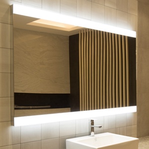 Hotel decorativo pared inteligente LED espejo de baño con altavoz de música - Product Image 1