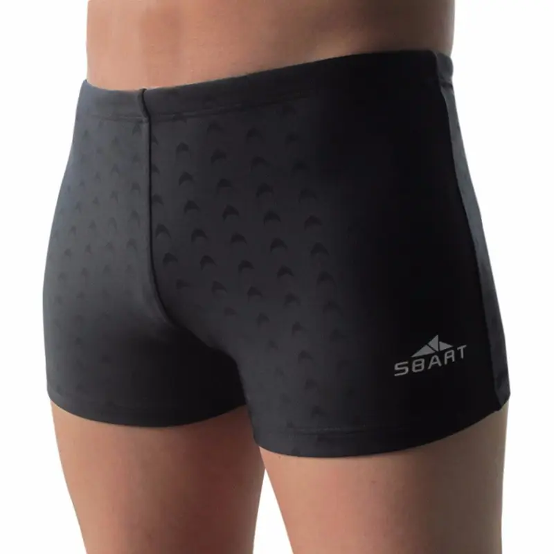 SBART Men's Anti UV Swimming Trunks, Swimwear, Beachwear, Swim Briefs and Surfing Suit in Sharkskin with Wholesale Price