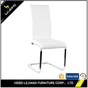 Échantillon gratuit, café moderne de luxe, fauteuil Paulin à dossier bas, petite tulipe, chaise de salle à manger en PU noir et blanc élégante pour la salle à manger - Product Image 2