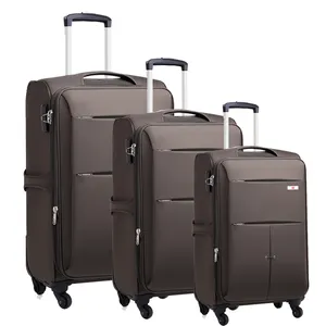 Luggage supplier 3pcs 20/24/28 Inch oxford Luggage set Carry-On trolley promotional travel suitcase