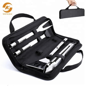 Sac <span class=keywords><strong>de</strong></span> rangement pour outils <span class=keywords><strong>de</strong></span> <span class=keywords><strong>Barbecue</strong></span>, en acier inoxydable, unités, ustensile <span class=keywords><strong>de</strong></span> BBQ - Product Image 1