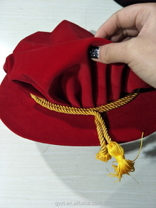 Gorra de graduación estilo Reino Unido Beefeater / Birretum Phd al por mayor - Product Image 4