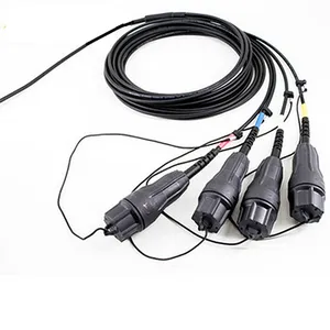 Outdoor Waterproof Duple LC Connectors Coupler FullAXS FTTA Fiber Optic Patch Cord Connectors