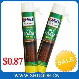 Comodidad de alta <span class=keywords><strong>densidad</strong></span> 750 ml pu aerosol de espuma de <span class=keywords><strong>poliuretano</strong></span> spray adhesivo de construcción - Product Image 3
