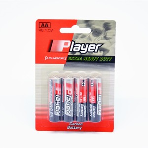 <span class=keywords><strong>R6</strong></span> 4 шт./блистер, карта R, проигрыватель, 60 мин, батарейки <span class=keywords><strong>AA</strong></span>, 1,5 в, сухая батарея для беспроводной мыши - Product Image 1
