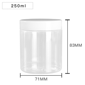 IBELONG Wholesale 250ml Empty clear <strong>Plastic</strong> <strong>Sweet</strong> <strong>Jars</strong> Candy <strong>Jar</strong> with clear <strong>Plastic</strong> Cap