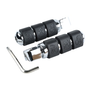 พักเท้าหลังผู้โดยสาร XF120-001คู่,Footpeg สำหรับ <span class=keywords><strong>Kawasaki</strong></span> Vulcan 800 900 1500 1600 2000