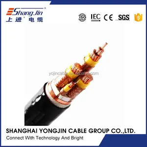 Útil 8mm2 PVC 4 aluminio Core cable de transmisión de energía