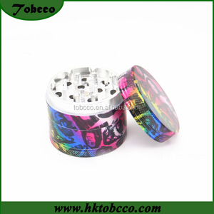 Amazon venta Caliente de China <span class=keywords><strong>Tienda</strong></span> de Sharp Teeth Grinder Tabaco Humo De Aluminio - Product Image 2
