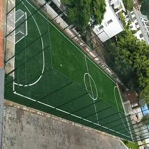 Karpet sepak bola Mini Cina rumput sintetis rumput rumput untuk lapangan sepak bola