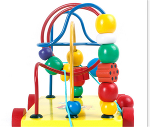 FQ marca al por mayor juguetes educativos coloridos cuentas de madera Ábaco para niños - Product Image 2