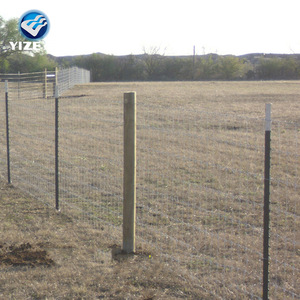 Gia súc wire mesh panel dê trang trại tường gia súc fence với <span class=keywords><strong>4x4</strong></span> hàng rào bài viết - Product Image 1