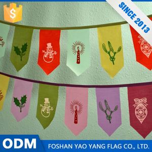 Alibaba Chine Marché Personnalisé Imprimé Pas Cher En Gros Clap Chaîne Drapeau - Product Image 6