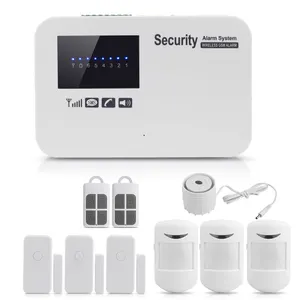 Sistema de alarma de casa inteligente inalámbrico, sistema de alarma Gsm de llamada móvil seguridad del hogar, sistema de alarma de seguridad para el hogar inalámbrico