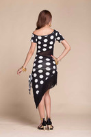 Robe de danse latine Salsa Tango Cha Cha Ballroom BestDance Robe léopard Grande taille