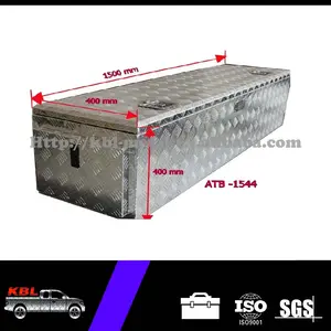 重型铝制卡车床工具箱/侧面安装工具箱 3 门拖车 (ATB-1544) (OEM/ODM)