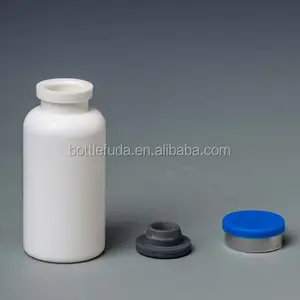 Bouteille de poudre sèche stérile EO 20ml, bouteille vide ronde en plastique PP PE flacon médical pour le bétail et la volaille