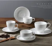 Taza de café de cerámica con logo personalizado, capuchino, café expreso con platillo