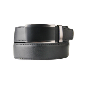 Cintura da uomo di qualità all'ingrosso senza fori Logo privato automatico a cricchetto scorrevole 35mm <span class=keywords><strong>cinture</strong></span> in pelle da uomo - Product Image 3