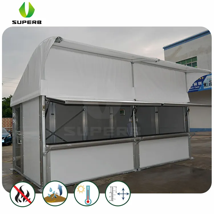 3x6m Half dome marquee tent for shopping