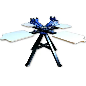 wholesale manual screen printing machine price 4 color for t-shirt