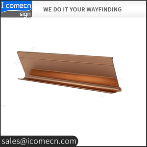 2*8 Placa de nombre de escritorio de oficina, placa de identificación de escritorio para regalo de negocios - Product Image 6