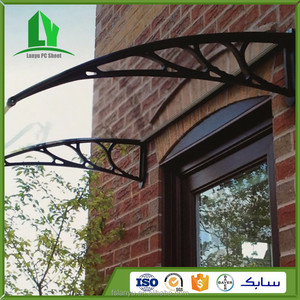 Tùy Chỉnh Kích Thước Pc Nhựa Tấm Rắn Polycarbonate Mái Hiên Mái Che Mưa Bằng Chứng Mưa Lá Chắn - Product Image 4