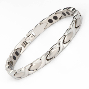2025 precio de fábrica AliBaba en <span class=keywords><strong>España</strong></span> Festival titanio joyería deportes pulsera magnética - Product Image 1