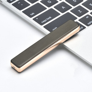 Günstiger Preis Zigaretten anzünder Ultra dünnes tragbares <span class=keywords><strong>USB</strong></span>-Feuerzeug für Werbe geschenke - Product Image 2