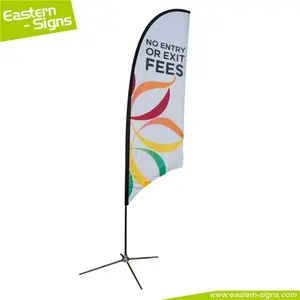 Company Flags Latest Tension Fabric Commercial Easily Carry Political Display Feather Flag Banner