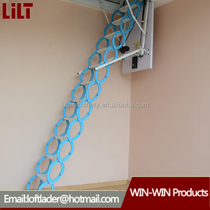 <span class=keywords><strong>L</strong></span>ève-grenier en acier pour échelle de grenier électrique rétractable d'intérieur automatique pour usage domestique - Product Image 4