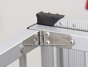 עגלת חיות מחמד מאלומיניום רב תכליתית מתקפלת עגלת מופע לחיות מחמד - Product Image 4