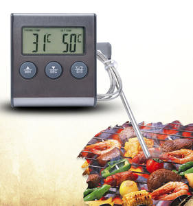 Ménage Numérique Viande Thermomètre De Four De Cuisson De Poulet Barbecue Sonde Minuterie Précis Griller les Aliments - Product Image 4