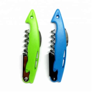 Fourniture directe d'usine OEM Ouvre-bouteilles en métal ABS de couleur différente personnalisés respectueux de l'environnement avec poignée en plastique - Product Image 2