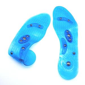 Semelle intérieure en PVC pour chaussures, promotion de la <span class=keywords><strong>Circulation</strong></span> <span class=keywords><strong>sanguine</strong></span>, Massage magnétique, physiothérapie, point d'acupuncture plantaire - Product Image 2