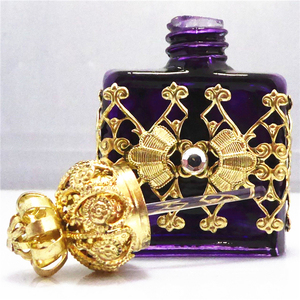 Flacon <span class=keywords><strong>de</strong></span> parfum vides 10ml, 1 pièce, Style arabe, avec capuchon en <span class=keywords><strong>verre</strong></span>, vente en gros - Product Image 2