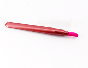 Alto quanlity colorido plástico mango esponja pincel labial/LIP BALM cepillo etiquetas personalizadas maquillaje herramienta - Product Image 2