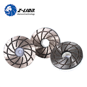 Z ASLAN 5 inç Alüminyum salyangoz kilidi elmas kenar parlatma pedi turbo fincan tekerlek - Product Image 2