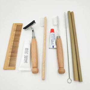 Set di pettine di bambù eco-friendly con Logo personalizzato con Laser e tipi di pettine comuni - Product Image 5