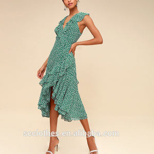 Abito stile moda stile retrò <span class=keywords><strong>donna</strong></span> estate scollo a V senza maniche stampa floreale abito abito <span class=keywords><strong>donna</strong></span> <span class=keywords><strong>abbigliamento</strong></span> Casual - Product Image 3