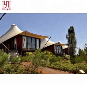 Più nuovo fuoco ritardante di glamping portatile <span class=keywords><strong>safari</strong></span> hotel tenda (di lusso) - Product Image 6