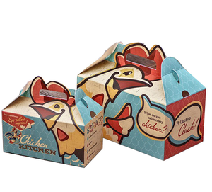 SENCAI hot sale custom printing creative fast food fried chicken take out paper box