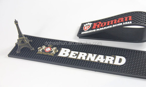 Estera de PVC suave personalizada para Bar, Esteras de goma para beber cerveza, impresión o relieve, esteras de riel con logotipo personalizado - Product Image 4